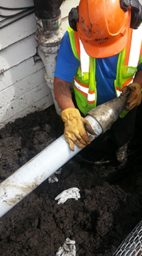 sewage pipe repair