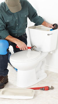 toilet plumber